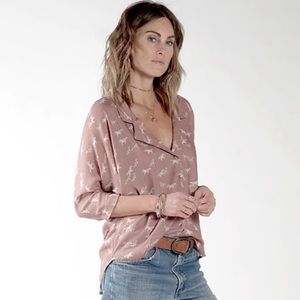 🆕Knot Sister’s El Camino Horse Print Button Top